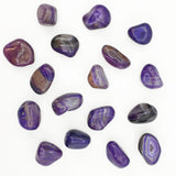 PURPLE BANDED AGATE TUMBLESTONES