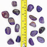 PURPLE BANDED AGATE TUMBLESTONES