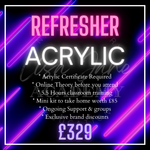 ACRYLIC REFRESHER 1 DAY TRAINING