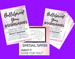 BULLETPROOF YOUR BOUNDARIES - Creating Terms & Conditions for your Beauty Business - INCLUDING POSTED WORKBOOK & TEMPLATE DOWNLOAD