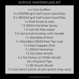 ACRYLIC MASTERCLASS 1 DAY TRAINING