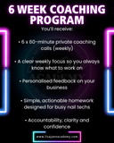 6 WEEK COACHING RESET