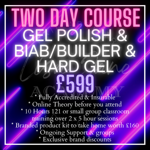 COMBO GEL POLISH & BUILDER / BIAB & HARD GEL 2 DAY TRAINING