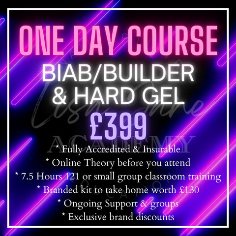 BUILDER GEL / BIAB & HARD GEL 1 DAY TRAINING