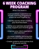 6 WEEK COACHING RESET